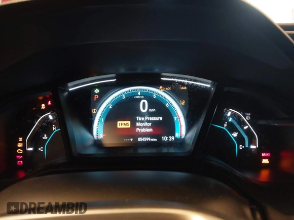 2020 Honda Civic LX with VIN 2HGFC2F63LH507310, listed as a IAAI auction lot 42180914 with 54,599 mi miles and . Bid and sale history available at DreamBid. Image 7.