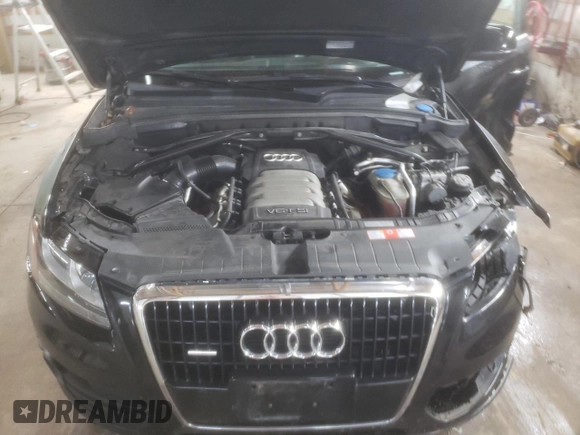 2010 Audi Q5 Premium with VIN WA1CKAFP1AA083459, listed as a Copart auction lot 81921344 with 130,582 mi miles and Salvage Title. Bid and sale history available at carsss.com. Image 12.
