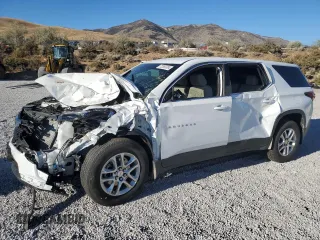 2023 Chevrolet Traverse LS with VIN 1GNEVFKW3PJ228615, listed as a Copart auction lot 72365384 with 0 mi miles and Salvage Title. Bid and sale history available at carsss.com. Image 1.