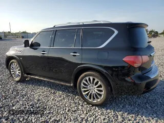2015 Infiniti QX80 with VIN JN8AZ2NF5F9573374, listed as a Copart auction lot 57489775 with 128,848 mi miles and Salvage title. Bid and sale history available at DreamBid. Image 2.
