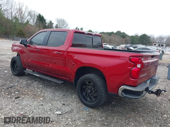 2019 Chevrolet Silverado 1500 LT with VIN 3GCUYDED7KG127193, listed as a IAAI auction lot 41553711 with 102,841 mi miles. Bid and sale history available at carsss.com. Image 3.