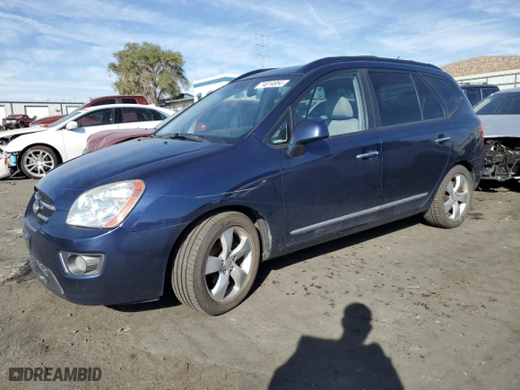 2007 Kia Rondo EX with VIN KNAFG526177077768, listed as a Copart auction lot 74614654 with 125,409 mi miles and Clean Title. Bid and sale history available at carsss.com. Image 1.