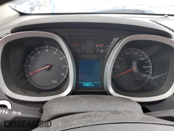 2013 Chevrolet Equinox LTZ with VIN 1GNFLGEK5DZ131065, listed as a Copart auction lot 47130645 with 133,637 mi miles and Salvage Title. Bid and sale history available at DreamBid. Image 9.