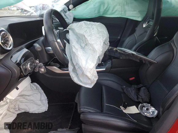 2022 Mercedes-Benz CLA 35 AMG with VIN W1K5J5BB4NN305922, listed as a Copart auction lot 87733195 with 27,247 mi miles and Salvage Title. Bid and sale history available at DreamBid. Image 7.