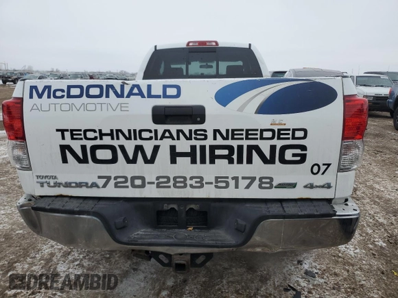 2013 Toyota Tundra 4WD Truck SR with VIN 5TFCW5F17DX015214, listed as a Copart auction lot 44507485 with 245,969 mi miles and Clean Title. Bid and sale history available at carsss.com. Image 6.