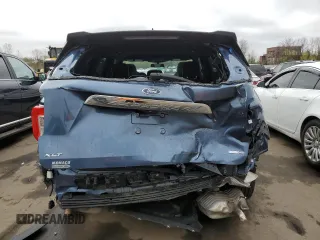 2020 Ford Explorer XLT with VIN 1FMSK8DH6LGA42861, listed as a Copart auction lot 53806025 with 61,283 mi miles and Salvage Title. Bid and sale history available at DreamBid. Image 6.