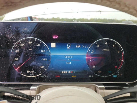 2024 Mercedes-Benz S 580 с VIN W1K6G7GB9RA306312, выставлен на аукционе Copart как лот 55761695 с пробегом 5 461 миль миль и Списание • Salvage title. История ставок и продаж доступна на DreamBid. Изображение 9.