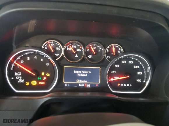 2019 Chevrolet Silverado 1500 LT with VIN 1GCPYDEK9KZ253373, listed as a Copart auction lot 53658995 with 7,606 mi miles and Clean Title. Bid and sale history available at carsss.com. Image 9.