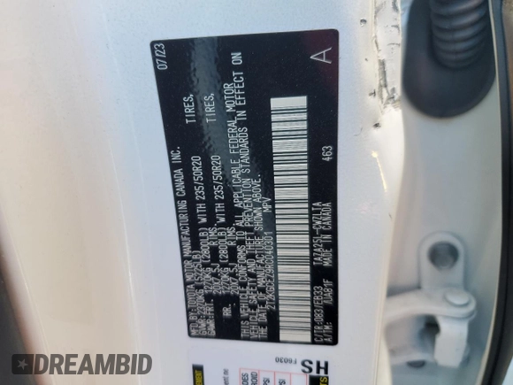 2024 Lexus NX 350 F Sport z VIN 2T2KGCEZ9RC040301, wystawiony jako Copart lot #58725945 z przebiegiem Nie podano mil oraz Szkoda całkowita • Salvage title. Historia ofert i sprzedaży dostępna na DreamBid. Obrazek 13.