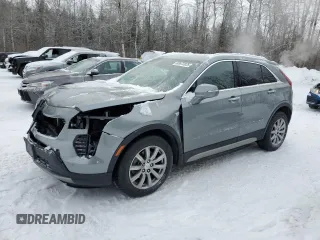 2023 Cadillac XT4 AWD Premium Luxury with VIN 1GYFZDR42PF215961, listed as a Copart auction lot 88672825 with 17,273 mi miles and Salvage Title. Bid and sale history available at carsss.com. Image 1.