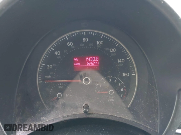2010 Volkswagen Beetle with VIN 3VWRG3AL7AM010307, listed as a IAAI auction lot 42427150 with 154,244 mi miles and . Bid and sale history available at DreamBid. Image 7.
