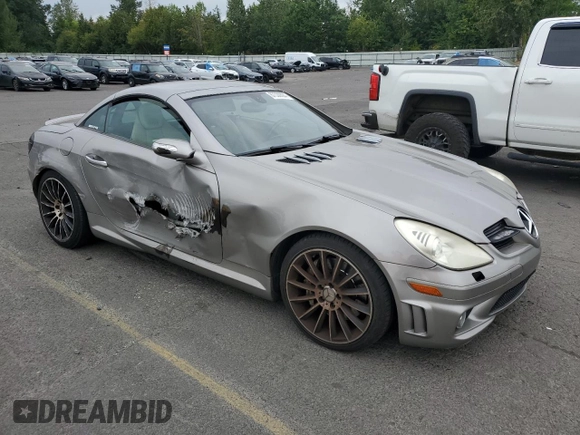 2006 Mercedes-Benz SLK-Class 5.5L AMG with VIN WDBWK73F86F101112, listed as a Copart auction lot 67330604 with 78,640 mi miles and Salvage Title. Bid and sale history available at carsss.com. Image 4.