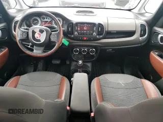 2015 FIAT 500L Urbana Trekking with VIN ZFBCFADH4FZ033544, listed as a Copart auction lot 76069444 with 85,063 mi miles and Salvage Title. Bid and sale history available at carsss.com. Image 8.
