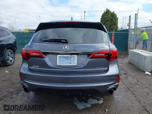 2020 Acura MDX w/Technology/A-Spec Pkg with VIN 5J8YD4H07LL034136, listed as a IAAI auction lot 41933687 with 34,520 mi miles. Bid and sale history available at carsss.com. Image 16.
