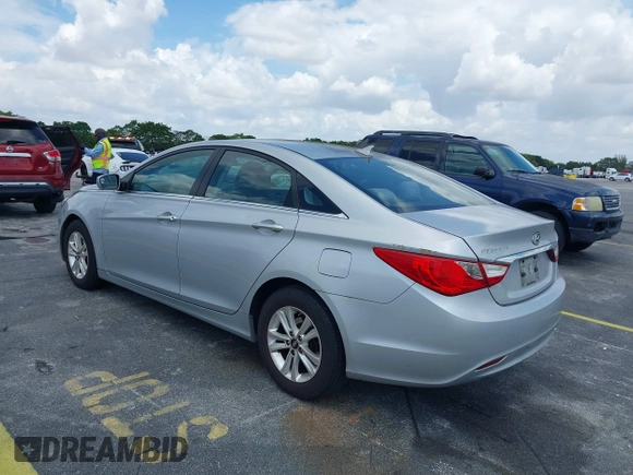 2011 Hyundai Sonata GLS with VIN 5NPEB4AC2BH244447, listed as a IAAI auction lot 42154710 with 122,326 mi miles and . Bid and sale history available at carsss.com. Image 3.