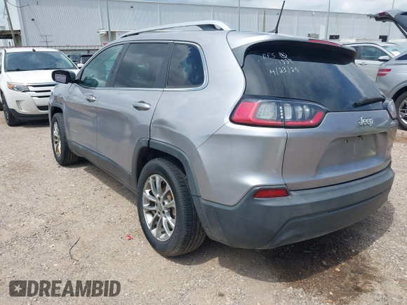 2019 Jeep Cherokee Altitude with VIN 1C4PJLLB5KD151339, listed as a IAAI auction lot 42755601 with 92,878 mi miles and . Bid and sale history available at DreamBid. Image 3.