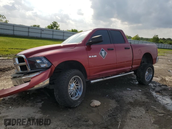 2009 Dodge 1500 SLT with VIN 1D3HB18P59S757067, listed as a Copart auction lot 54245905 with 187,148 mi miles and Salvage Title. Bid and sale history available at carsss.com. Image 1.