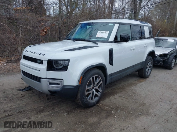 2025 Land Rover Defender S with VIN SALEJ7EX9S2383812, listed as a IAAI auction lot 41941914 with 412 mi miles and . Bid and sale history available at DreamBid. Image 2.
