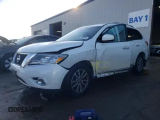 2016 Nissan Pathfinder Platinum with VIN 5N1AR2MM3GC669385, listed as a Copart auction lot 42742545 with 162,334 mi miles and Salvage Title. Bid and sale history available at carsss.com. Image 1.