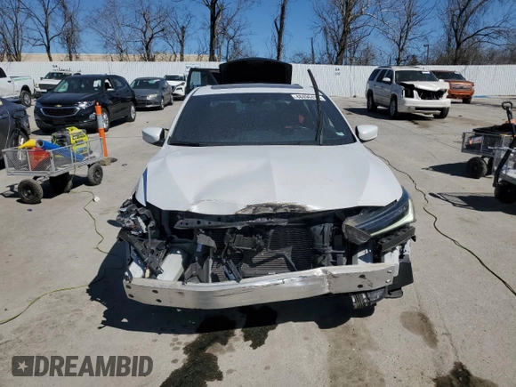 2021 Acura ILX w/Premium/A-SPEC Package with VIN 19UDE2F80MA006720, listed as a Copart auction lot 48496435 with 50,655 mi miles and Salvage Title. Bid and sale history available at carsss.com. Image 5.