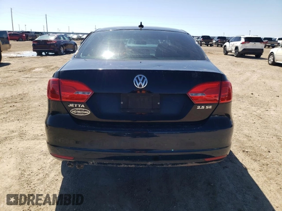 2012 Volkswagen Jetta Sedan SE w/Convenience PZEV with VIN 3VWDP7AJ9CM375980, listed as a Copart auction lot 48506305 with 149,283 mi miles and Salvage Title. Bid and sale history available at carsss.com. Image 6.