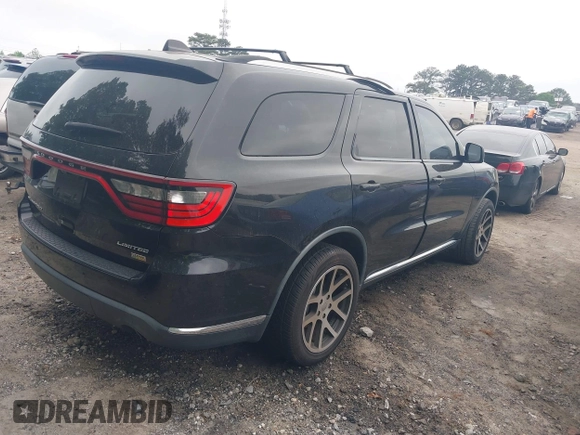 2015 Dodge Durango Limited with VIN 1C4RDHDG0FC200627, listed as a IAAI auction lot 42114680 with 215,981 mi miles and . Bid and sale history available at carsss.com. Image 4.
