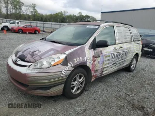 2007 Toyota Sienna CE with VIN 5TDZK23C17S009686, listed as a Copart auction lot 52074995 with 357,756 mi miles and Clean Title. Bid and sale history available at carsss.com. Image 1.