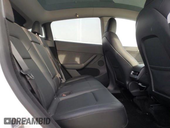 2023 Tesla Model Y Long Range with VIN 7SAYGDEE5PA125887, listed as a Copart auction lot 43188655 with 31,472 mi miles and Salvage Title. Bid and sale history available at DreamBid. Image 12.