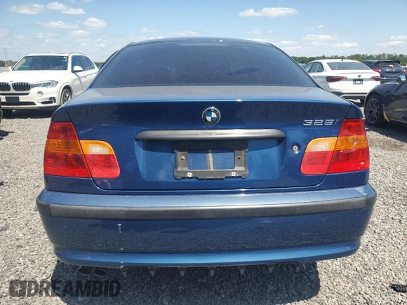 2003 BMW 3 Series 325i with VIN WBAEV33443KL59395, listed as a Copart auction lot 53683815 with 255,171 mi miles and Non Repairable. Bid and sale history available at DreamBid. Image 6.