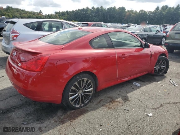 2013 Infiniti G37 Coupe x with VIN JN1CV6ELXDM980777, listed as a Copart auction lot 73559934 with 49,397 mi miles and Non Repairable. Bid and sale history available at carsss.com. Image 3.