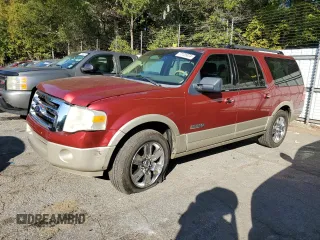 2008 Ford Expedition EL Eddie Bauer with VIN 1FMFK17578LA47897, listed as a Copart auction lot 77125074 with 219,425 mi miles and Salvage Title. Bid and sale history available at carsss.com. Image 1.