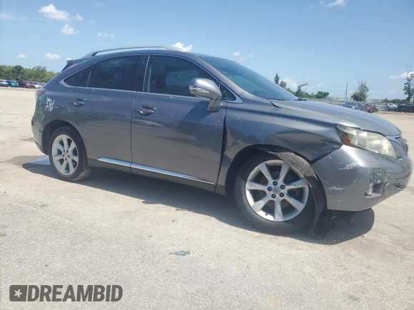 2012 Lexus RX 350 with VIN 2T2ZK1BA5CC071651, listed as a Copart auction lot 62826795 with 173,109 mi miles and Salvage title. Bid and sale history available at DreamBid. Image 4.