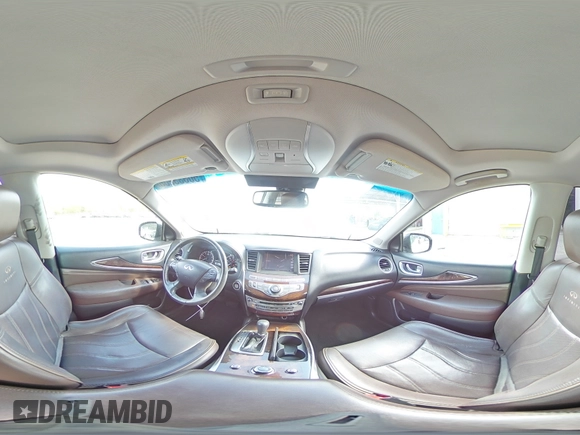 2013 Infiniti JX35 with VIN 5N1AL0MM6DC352606, listed as a Copart auction lot 50633205 with 123,798 mi miles and Salvage Title. Bid and sale history available at DreamBid. Image 15.