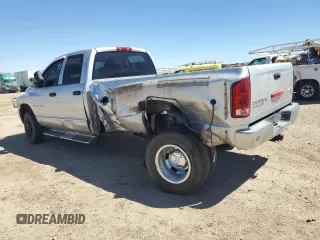 2004 Dodge 3500 SLT with VIN 3D7MU48614G158487, listed as a Copart auction lot 69199324 with 122,891 mi miles and Salvage Title. Bid and sale history available at carsss.com. Image 2.