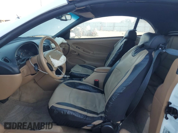 1998 Ford Mustang with VIN 1FAFP4440WF160806, listed as a Copart auction lot 42334235 with 82,105 mi miles and Salvage Title. Bid and sale history available at carsss.com. Image 7.