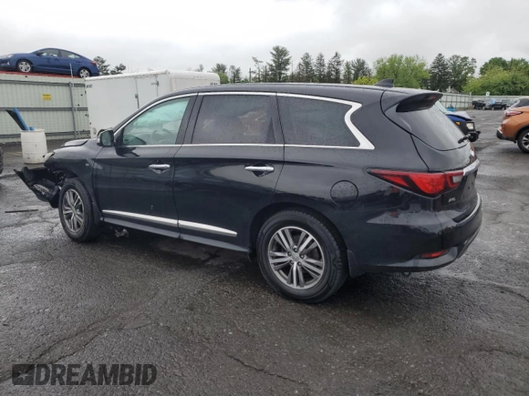 2020 Infiniti QX60 Pure with VIN 5N1DL0MM8LC517826, listed as a Copart auction lot 56527385 with 83,767 mi miles and Salvage title. Bid and sale history available at DreamBid. Image 2.