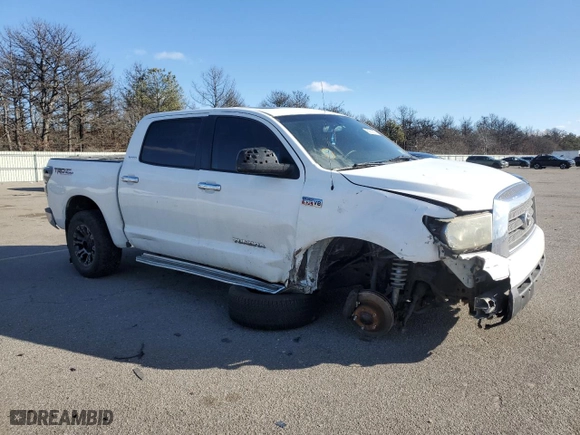 2007 Toyota Tundra LTD with VIN 5TBDV58127S478529, listed as a Copart auction lot 45051605 with 244,106 mi miles and Salvage Title. Bid and sale history available at carsss.com. Image 4.