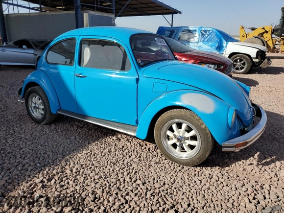 1969 Volkswagen Beetle with VIN 119871528, listed as a Copart auction lot 47046105 with 43,727 mi miles and Clean Title. Bid and sale history available at DreamBid. Image 4.