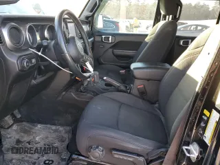 2023 Jeep Wrangler Willys with VIN 1C4HJXDG1PW527567, listed as a Copart auction lot 42218255 with 43,273 mi miles and Salvage Title. Bid and sale history available at DreamBid. Image 7.