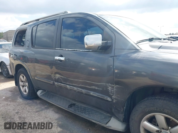 2010 Nissan Armada Titanium z VIN 5N1BA0ND5AN618321, wystawiony jako IAAI lot #41481033 z przebiegiem 221 496 mil mil oraz . Historia ofert i sprzedaży dostępna na DreamBid. Obrazek 6.