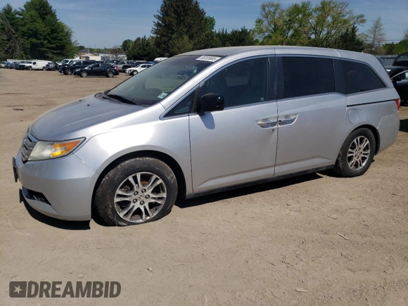 2011 Honda Odyssey EX with VIN 5FNRL5H4XBB074100, listed as a Copart auction lot 55205865 with Not Provided miles and Non Repairable. Bid and sale history available at carsss.com. Image 1.