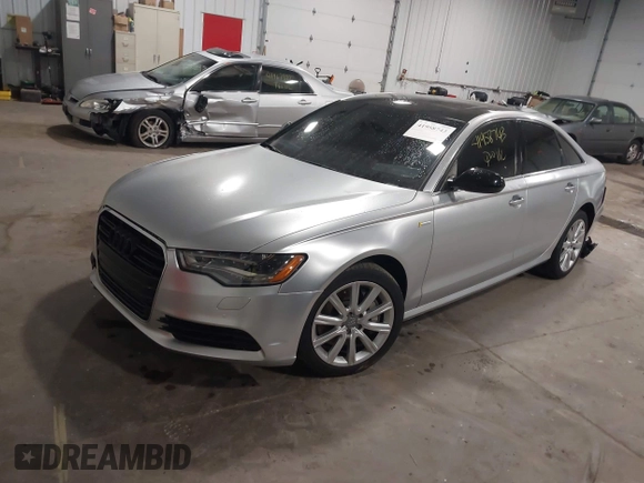 2013 Audi A6 3.0T Prestige with VIN WAUHGAFC9DN099395, listed as a IAAI auction lot 41958743 with 123,000 mi miles. Bid and sale history available at carsss.com. Image 17.