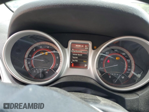 2017 Dodge Journey SXT с VIN 3C4PDCBG9HT537107, выставлен на аукционе Copart как лот 58710675 с пробегом 261 861 миль миль и Чистый • Clean title. История ставок и продаж доступна на DreamBid. Изображение 9.