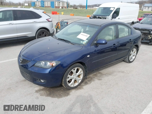 2008 Mazda 3 i Touring with VIN JM1BK32F781113018, listed as a IAAI auction lot 41849189 with 106,563 mi miles and . Bid and sale history available at DreamBid. Image 2.
