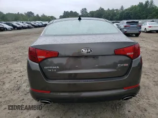 2013 Kia Optima EX with VIN 5XXGN4A79DG100119, listed as a Copart auction lot 60609565 with 132,181 mi miles and Clean title. Bid and sale history available at DreamBid. Image 6.