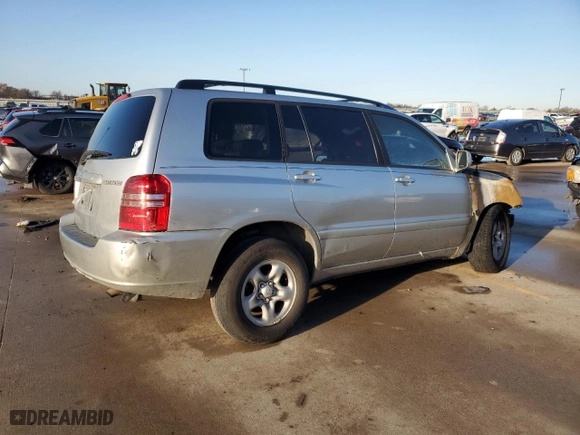 2001 Toyota Highlander with VIN JTEGF21A110007309, listed as a Copart auction lot 84865304 with 0 mi miles and Non Repairable. Bid and sale history available at carsss.com. Image 3.