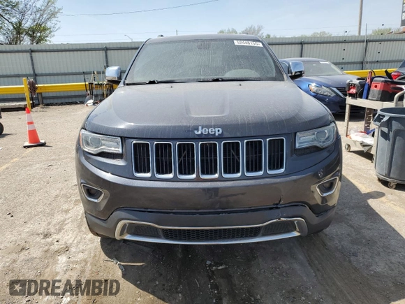 2014 Jeep Grand Cherokee Limited with VIN 1C4RJFBG4EC265947, listed as a Copart auction lot 52448155 with 127,700 mi miles and Salvage title. Bid and sale history available at DreamBid. Image 5.