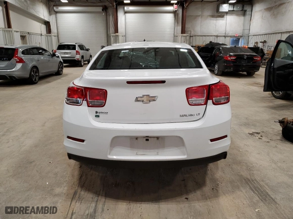2014 Chevrolet Malibu LT with VIN 1G11E5SL8EU168410, listed as a Copart auction lot 51491775 with 0 mi miles and Non Repairable. Bid and sale history available at carsss.com. Image 6.