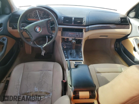 2003 BMW 3 Series 325i with VIN WBAET37403NJ26127, listed as a Copart auction lot 47424405 with 188,877 mi miles and Salvage Title. Bid and sale history available at carsss.com. Image 8.