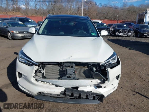 2019 Infiniti QX50 Luxe with VIN 3PCAJ5M3XKF111873, listed as a IAAI auction lot 41499218 with 37,383 mi miles and . Bid and sale history available at DreamBid. Image 12.